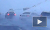 Опасное видео: пять машин не поделили трассу под Красноярском