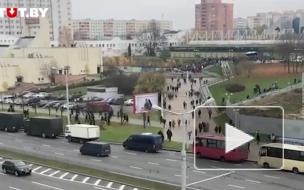 В Минске начались первые задержания протестующих 