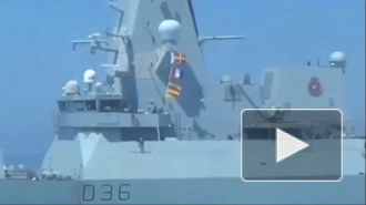ФСБ опубликовала видео с британским эсминцем в Черном море
