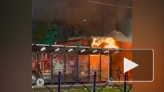 В Бухаресте сгорел грузовик из рекламы Coca-Cola