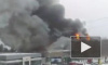 Очевидец снял горящий завод в Барнауле