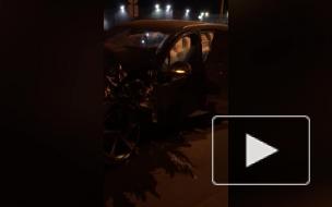 Пьяный гонщик на Audi врезался в фуру на Горском шоссе
