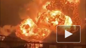 Появилось видео из Филадельфии, где на НПЗ произошла серия взрывов и пожар