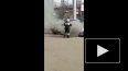 В Воронеже на улице Ленина горел автомобиль