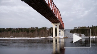 Видео: как идет стройка моста через Свирь 