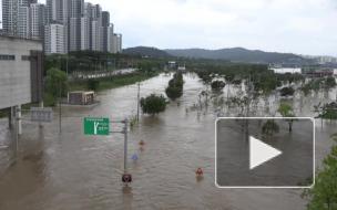 Аномальные дожди вызвали наводнения в Сеуле