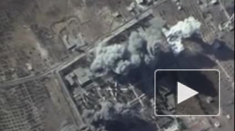 Минобороны запостило эффектное видео уничтожения центра подготовки боевиков-иностранцев ИГИЛ