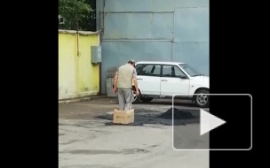 Инновации: жители Петербурга стали свидетелями новой технологии укладки асфальта