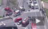Опубликовано видео с квадракоптера из Японии, где автомобиль врезался в группу детсадовцев