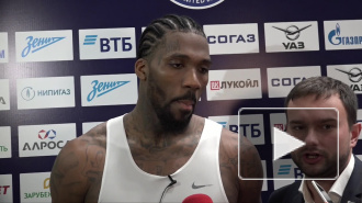 Баскетболист "Зенита" Рейнольдс считает игру с ЦСКА лучшей в сезоне