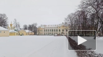 Видео: как в сквере Знаменова в Петергофе строят систему освещения