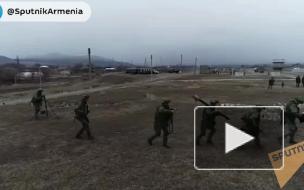 Опубликовано новое видео тренировки российских миротворцев в Нагорном Карабахе
