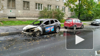 Ночью при загадочный обстоятельствах сгорела машина сторонника "Единой России"