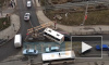 Возле Кудрово произошла авария с участием автобуса