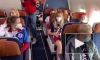 ОКР показал видео из самолета с российскими олимпийцами