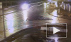 Момент того, как такси влетело в ограждение на Лахтинском попал на видео 