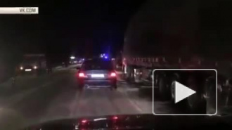 В Сети появилось видео страшной аварии в Алтайском крае