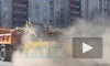 Столбы пыли и куча грязи: петербуржцы сняли на видео весеннюю уборку города