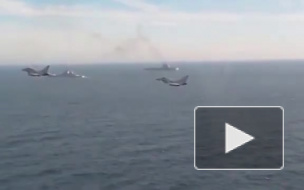 В Сети появились фото и видео «Адмирала Кузнецова» в Ла-Манше