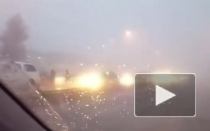  Массовая авария в Ставрополе: 30 машин не поделили дорогу друг с другом