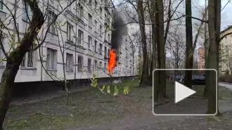 Видео: трехкомнатная квартира выгорела на улице Костюшко