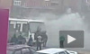 Видео: в Карелии на ходу вспыхнул пассажирский автобус