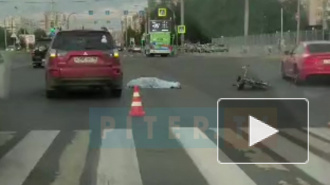 В Приморском районе иномарка насмерть сбила велосипедиста 