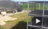 В Уткиной завод со взрывами сгорел КАМАЗ