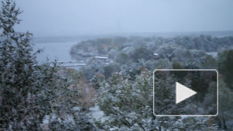 Видео первого снега в Москве поразило россиян