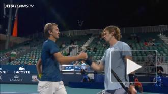 Рублев обыграл Корду и вышел в полуфинал "Мастерс"