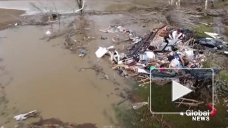 Появились фотографии и видео последствий разрушительного торнадо в Соединенных Штатах