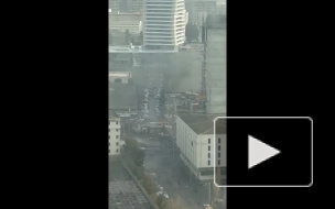 Опубликовано первое видео с места взрыва в Измире