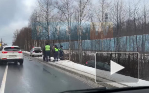 Два человека пострадали в тройном ДТП в Репино