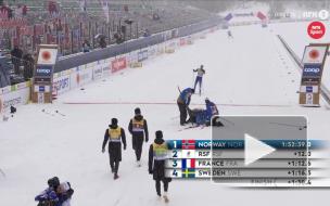 Российская команда заняла 2 место в эстафете на чемпионате мира