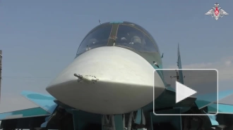 Минобороны показало кадры боевой работы экипажей Су-34