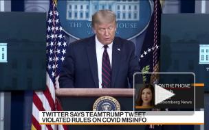 Twitter временно заблокировал аккаунт кампании Трампа