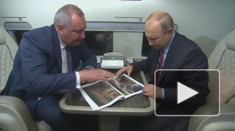 Вертолет российского президента Путина показали изнутри