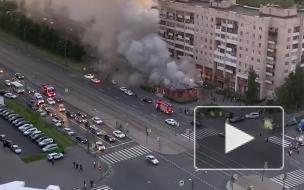 Спасатели потушили пожар в кафе с шавермой на Просвещения
