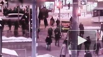 "УАЗ Патриот" сбил человека на перекрестке Просвещения и Энгельса