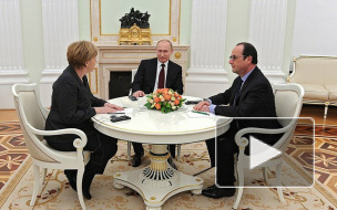 Политики: встреча Путина, Меркель и Олланда дает шанс на мир