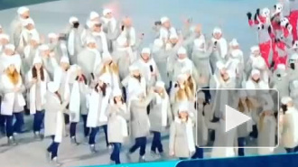 Появились фото и видео Сборной России с открытия Олимпиады 2018