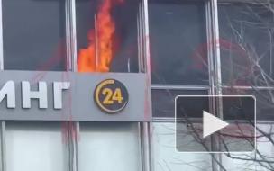 Пожар на Зубовском бульваре в Москве локализовали