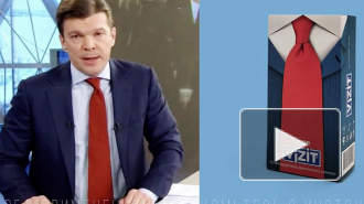 Образ ведущего Первого канала сравнили с презервативами