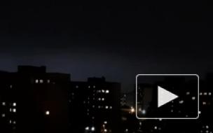 Петербуржцы запечатлели на видео яркие вспышки молний
