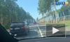 На Зеленогорском шоссе под Комарово столкнулись три иномарки