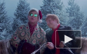 Эд Ширан и Элтон Джон сняли рождественский клип
