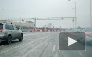 В Петербурге торжественно открыли участок развязки на Пискаревском проспекте