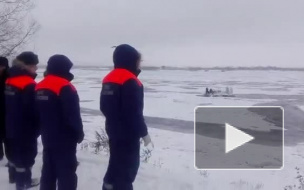 Видео: на Каме спасатели нашли тело рыбака, утонувшего после отрыва льдины