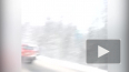 Видео: на Мурманском шоссе большегруз вылетел в кювет