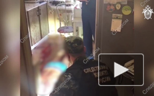 Опубликовано первое видео из квартиры, где 22-летний парень вырезал свою семью